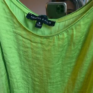 Lime green Kendall & Kylie tank!!